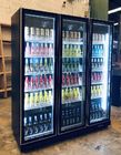 Цвет черноты холодильника Shelfs напитка 5 Адвокатуры холодильника стеклянной бутылки холодильника напитков