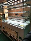 Витрина 4фт пекарни вентиляторной системы охлаждения стеклянная, открытый охладитель 1200*700*1900мм витрины