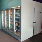 Прогулка в двери комнаты холодильных установок стеклянной для супермаркета