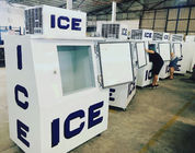 На открытом воздухе коммерчески бункер холодной комнаты Merchandiser льда льда положенный в мешки замораживателем