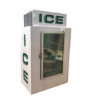 Коммерчески стеклянный Merchandiser хранения льда двери с вентиляторной системой охлаждения