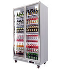 Вертикальный коммерчески стеклянный холодильник дисплея вентиляторной системы охлаждения замораживателя двери для напитков пива