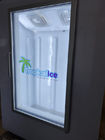 Коммерчески стеклянный охладитель куба льда замораживателя хранения льда двери для продажи