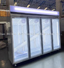 Витрина замораживателя двери слоя R290 вертикали 5 коммерчески стеклянная