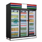 Коммерчески холодные напитки охладителя супермаркета показывают замораживатель холодильника стеклянной двери холодильника вертикальный