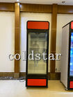 Замораживателя двери витрины дисплея супермаркета 450L холодильник стеклянного чистосердечный