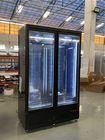 Холодильник замораживателя дисплея напитка двери фабрики двойной стеклянный с хорошим качеством для супермаркета