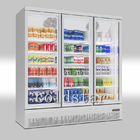 Холодильник/холодильник хранения стеклянного напитка дисплея оборудования двери вертикального более крутые