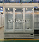 1600L охладитель стеклянной двери витринного шкафа холодильника безалкогольного напитка 5 слоев чистосердечный