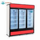 Замораживатель дисплея мороженого витрины замораживателя двери -22C коммерчески чистосердечный стеклянный