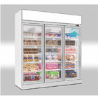 Холодильник витрины супермаркета двери вертикального коммерчески замораживателя вентиляторной системы охлаждения стеклянный