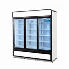 Замораживатель стеклянной двери замороженных продуктов 3 супермаркета промышленный чистосердечный