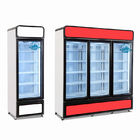 Витрина замораживателя дверей вентиляторной системы охлаждения 1-2-3 чистосердечная для мороженого и морепродуктов