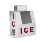 Коммерчески одиночный Merchandiser хранения льда двери со стикером