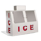 Merchandiser льда бункера льда двери вентиляторной системы охлаждения одиночный твердый