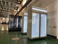 вертикальный замораживатель дисплея 450L со стеклянной дверью