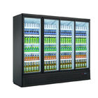 Холодильник шкафов дисплея замораживателя двери холодильника дисплея супермаркета стеклянный коммерчески для напитков