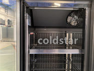 Коммерчески замораживатель холодильника с витриной замораживателя стеклянной одиночной двери чистосердечной для супермаркета
