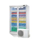 Коммерчески Muilt - дверь разделенный холодильник дисплея напитка стиля