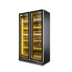 Холодильник стеклянной двери вентиляторной системы охлаждения чистосердечный для холодильника дисплея напитка энергии чудовища надувательства