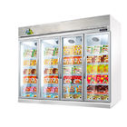 Оборудование рефрижерации супермаркета 1 охладитель холодильника дисплея 2 3 4 дверей вертикальный