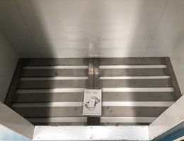 Бункера льда вентиляторной системы охлаждения Cu 100 коммерчески крытый. FT тип 2 дверей двойника стеклянное