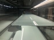 1.2m Refrigerated витринный шкаф торта, изогнутый стеклянный охладитель печенья с вентиляторной системой охлаждения