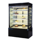 Витрина вертикальной пекарни стеклянная, тип полки холодильника 4 безалкогольного напитка вентиляторной системы охлаждения