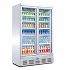 Чистосердечный коммерчески холодильник напитка, нижний замораживатель дисплея двойной двери держателя