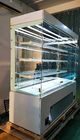 Витрина 4фт пекарни вентиляторной системы охлаждения стеклянная, открытый охладитель 1200*700*1900мм витрины