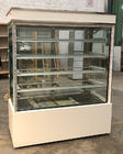 Холодильник дисплея пекарни, дверь задней части витрины торта 1.2M сползая стеклянная