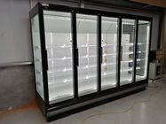 Охладители коммерчески рефрижерации супермаркета открытые со стеклянной дверью