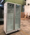 Вертикальный коммерчески стеклянный холодильник дисплея вентиляторной системы охлаждения замораживателя двери для напитков пива