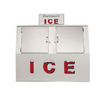ку 60. ФТ замораживатель куба льда двери товара льда наклоненный двойником