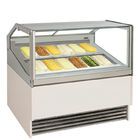 замораживатели или холодильники дисплея мороженого ведер 220В 10 прямоугольные