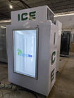 Коммерчески стеклянный Merchandiser хранения льда двери с вентиляторной системой охлаждения