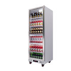 Холодильник двери коммерчески напитка стеклянный, 1 охладитель дисплея двери вертикальный