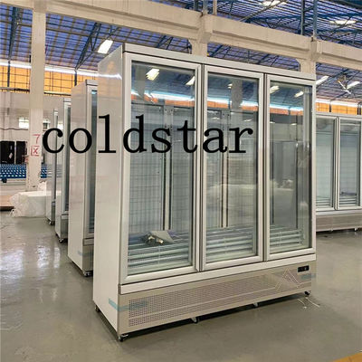 Коммерчески Refrigerated холодильник стеклянной двери витрины чистосердечный для дисплея напитка энергии