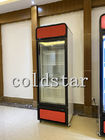 Вертикальный стеклянный замораживатель дисплея замороженных продуктов холодильника супермаркета двери