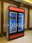 Холодильника супермаркета охладителя дисплея мороженого двери -22C витрина замораживателя коммерчески стеклянного чистосердечная