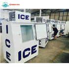 Твердой замораживатель хранения льда льда двери на открытом воздухе положенный в мешки системой охлаждения