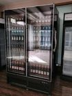 Коммерчески охладитель пива Адвокатуры дверей вертикали 3 дисплея холодильника холодного напитка
