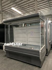 Вертикальный refrigerated витринный шкаф/чистосердечный открытый охладитель супермаркета охладителя