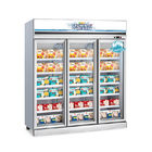 Холодильник дисплея двери чистосердечного мороженого замороженных продуктов холодильника замораживателя gelato коммерчески стеклянный