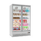 Замораживатель дисплея замороженных продуктов супермаркета холодильника двери -22C чистосердечный стеклянный