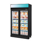 Вертикаль витрины супермаркета Refrigerated холодильник охладителя дисплея витрины двери коммерчески холодильника стеклянный