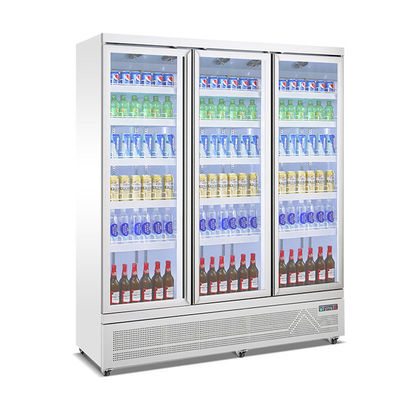 Коммерчески Refrigerated холодильник стеклянной двери витрины чистосердечный для дисплея напитка энергии