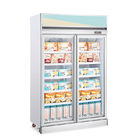 Чистосердечный стеклянный замораживатель дисплея холодильника мороженого двери 1000L с CE