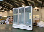 стеклянная дверь 220V витринный шкаф холодильника замораживателя 1000 литров чистосердечный с компрессором Donper