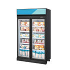 Коммерчески чистосердечный Refrigerated охладитель двери витрины напитка 1000L стеклянный